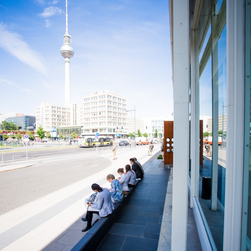 Vorfahrt des bcc und Fernsehturm